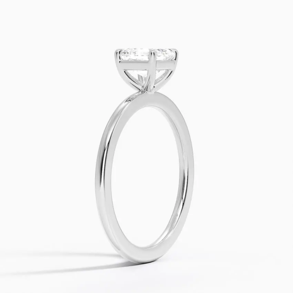 1 Carat DEF VVS IGI Certified Asscher Cut Lab Diamond Ring – Customizable Elegance - Image 3