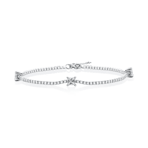 Vallure 925 Sterling Silver 1.5 Carat Moissanite Tennis Bracelet - Luxury meets Elegance